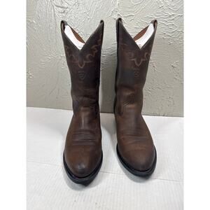 Ariat Sedona 34625 Mens Brown Leather Cowboy Western Boots Classic Size 10.5 D